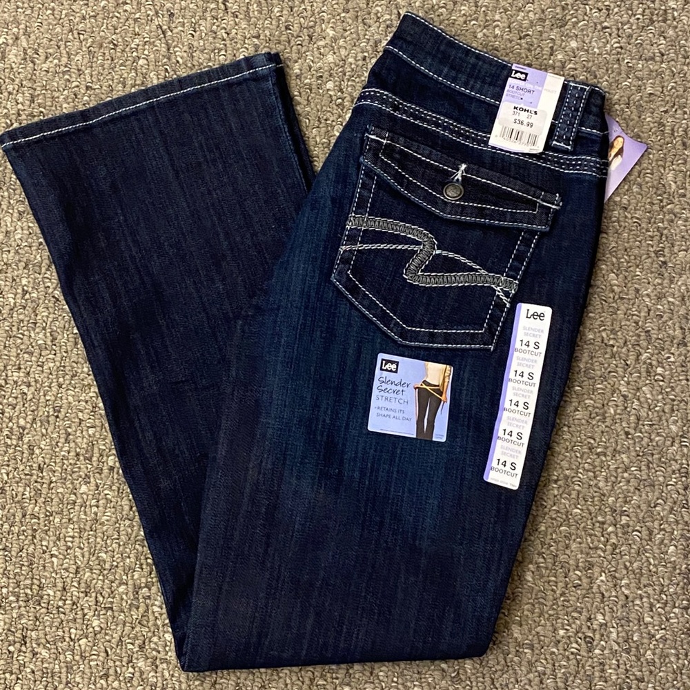 💃#NWT   LEE 14 Slender Secret Jeans
